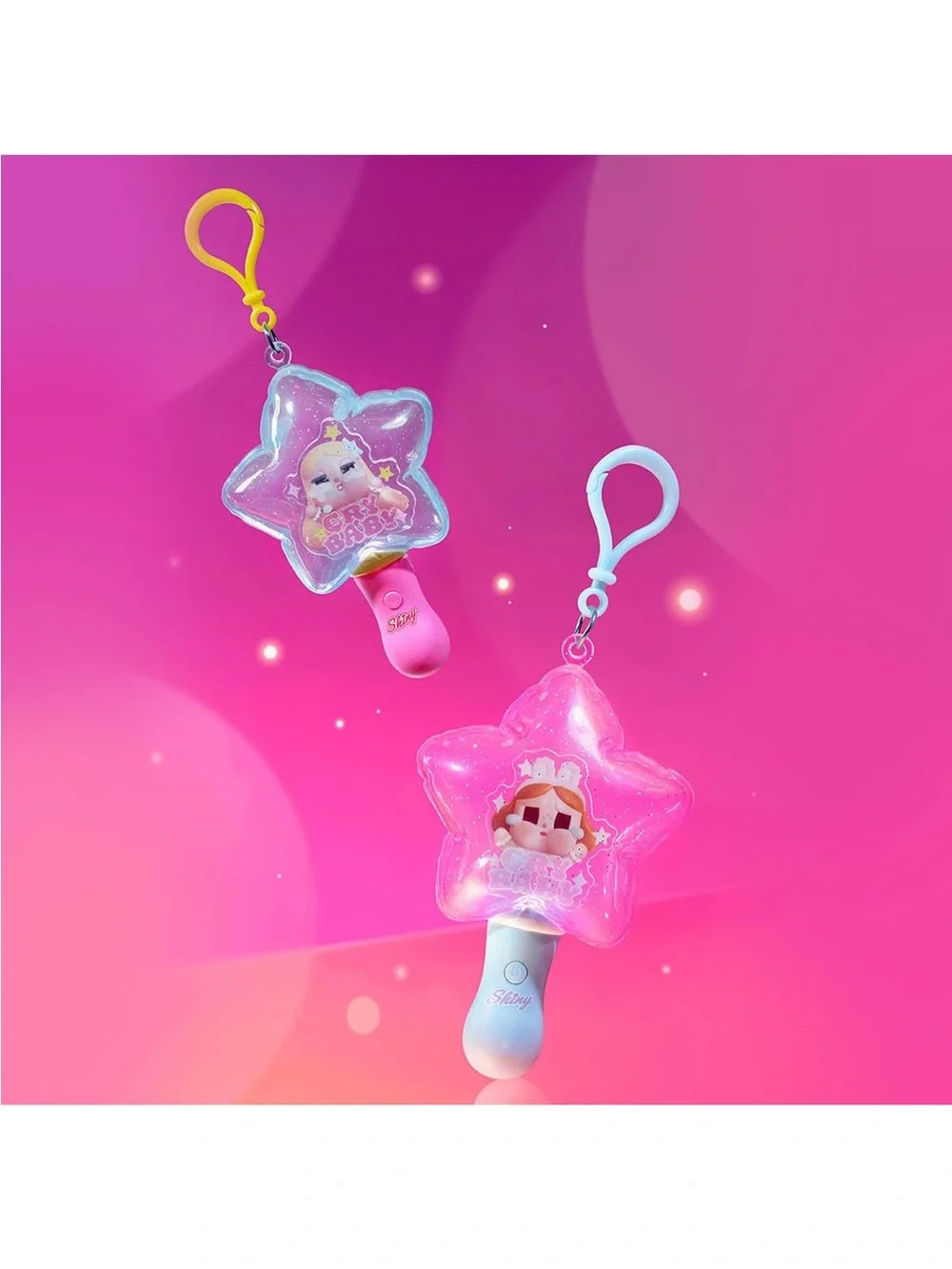 POP MART Crybaby Shiny Shiny Luminous Blind Box - Pink